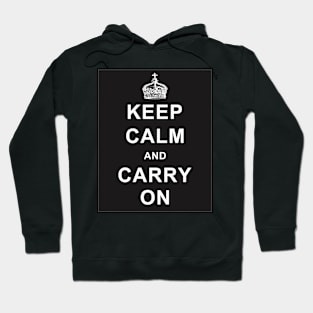 KEEP CALM AND CARRY ON Hoodie